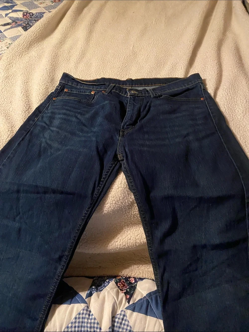 Levi's Men Straight Jeans - Indigo Blue